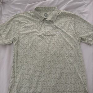 True Blue Golf Club Men's Patterned Performance Polo Shirt (XL)